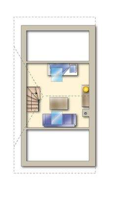 Grundriss Dachgeschoss Haus 1