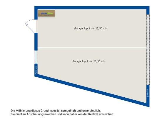 Grundriss Garage