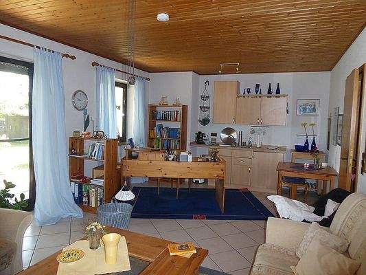 offenes Wohnen im Untergeschoss