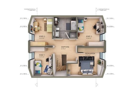 Sun 165 DG 3 Zimmer 1zu50 (6210)