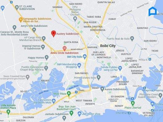 Austery Subdivision Lageplan