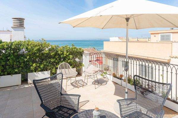 Meerblick Stadthaus in Portixol Molinar