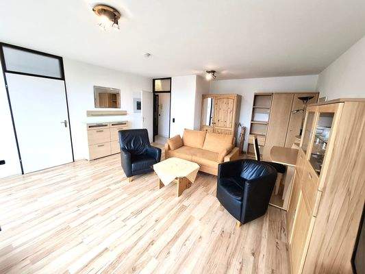 auch Schlaf-/Wohnzimmer