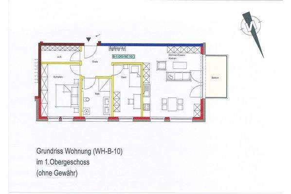 WH-B-10 - ca. 89 m² - Beispielwohng. (o.Gew.)