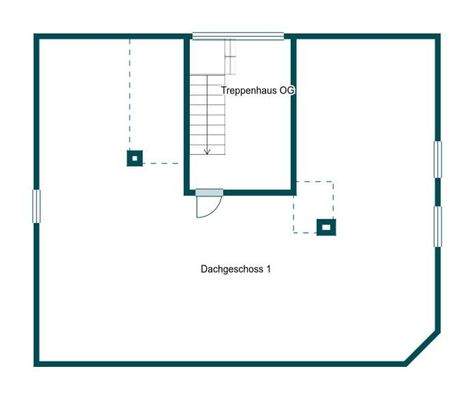 Grundriss Skizze 1.OG