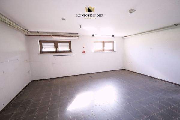 und dem Hobbyraum oder Werkstatt oder Homeoffice...