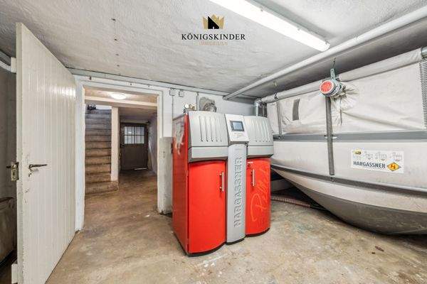 Moderne Pelletheizung