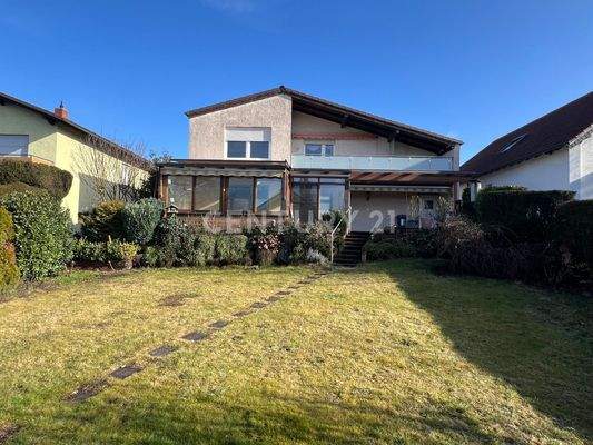 Rückansicht des Hauses