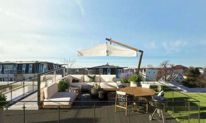 Dachterrasse Visualisierung