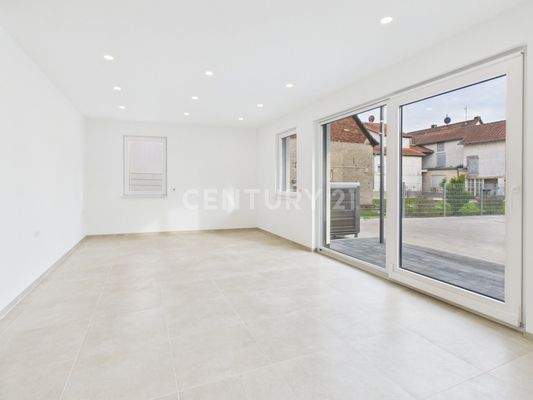 Wohnbereich mit integrierter Beleuchtung