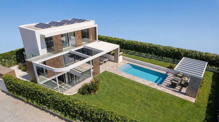 Visualisierung Vogelperspektive Neubauprojekt