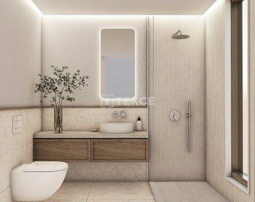 Apartments in a Complex with Private Beach in Gazimağusa