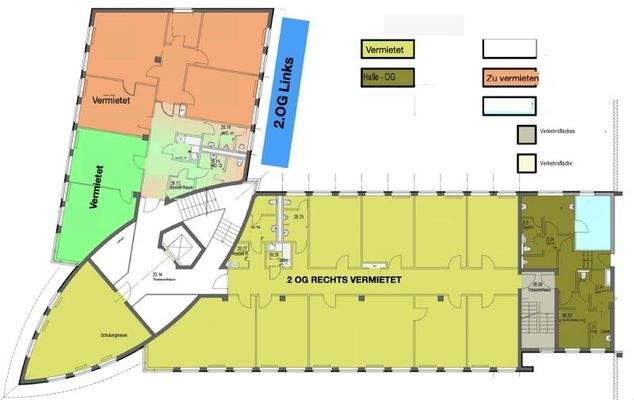 Grundriss 2 Obergeschoss Orange