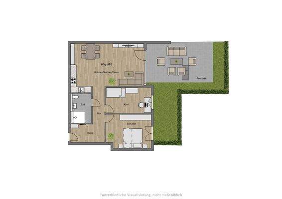 Grundriss Wohnung A5