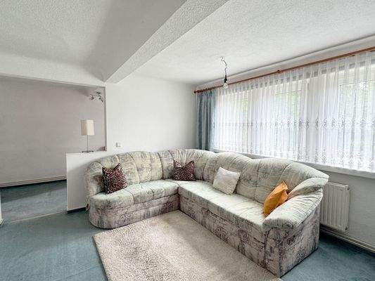 Wohnzimmer im Dachgeschoss