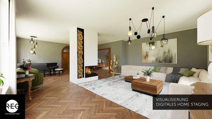 Kaminzimmer - Visualisierung