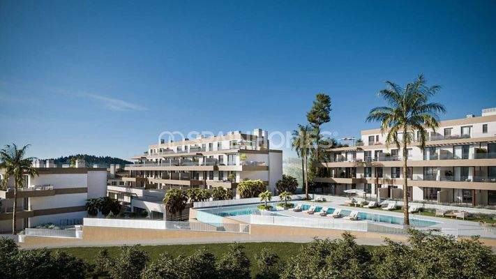 Modern Flats with Pool and Social Club in Mijas Malaga