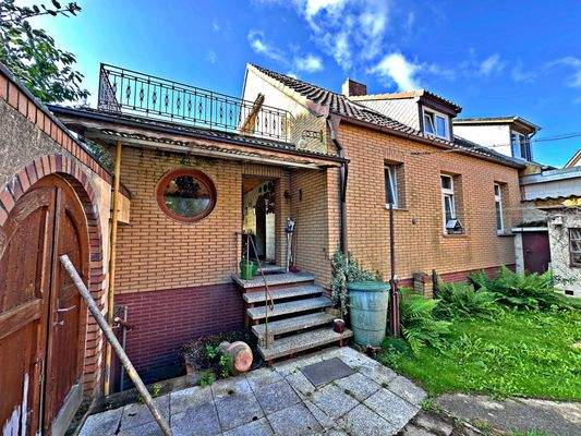 Ausgang von Veranda in den Hof