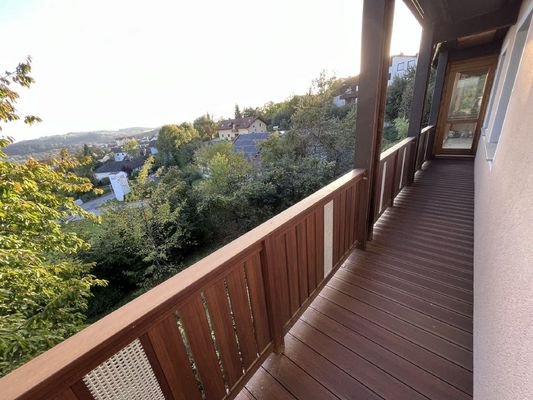 Balkon mit Blick