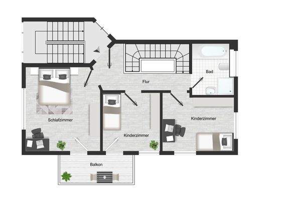 unverbindlicher Grundriss 2.OG