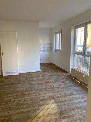 Wohnzimmer Blick zur Küche