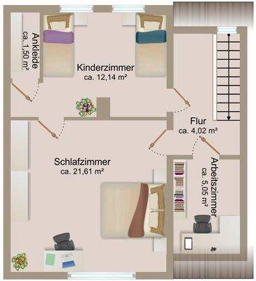 Grundriss Dachgeschoss