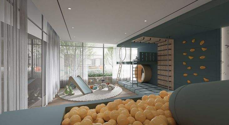 Art Deco Design Apartments with Lagoon Pool in Arjan Dubai