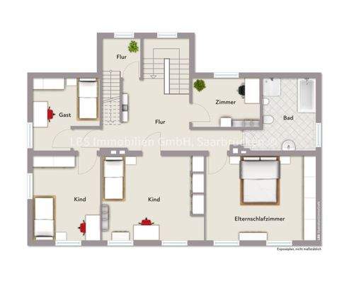 Grundriss Obergeschoss