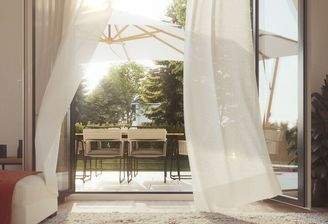 Komm mit auf die Terrasse