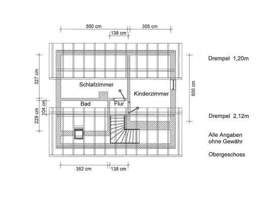 Grundriss Obergeschoss