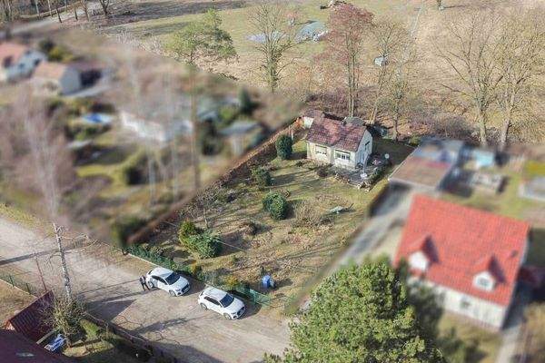 Luftbild Grundstück von vorne