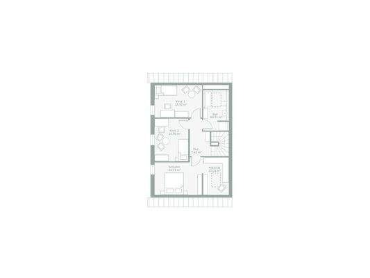 Clevere Raumaufteilung - Familienfreundlicher Grundriss mit optimaler Zimmerverteilung