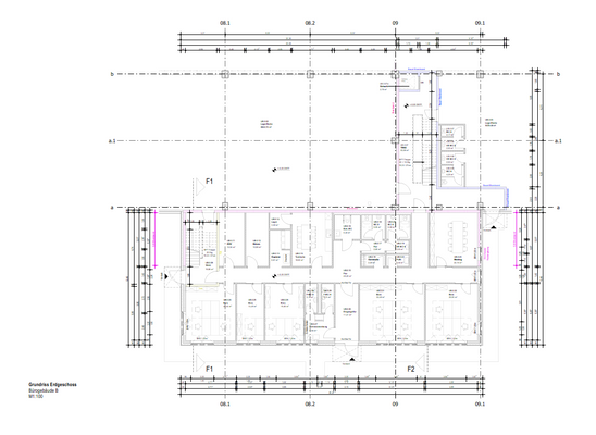 Bauteil B Grundriss EG 