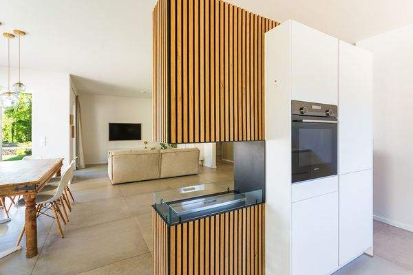 Küche mit Raumtrenner