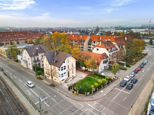 Ansicht Ecke Ulmerstraße/Kobelweg