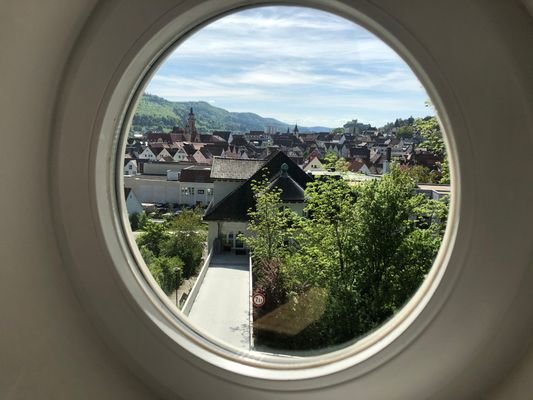 Blick aus dem Wohnzimmer