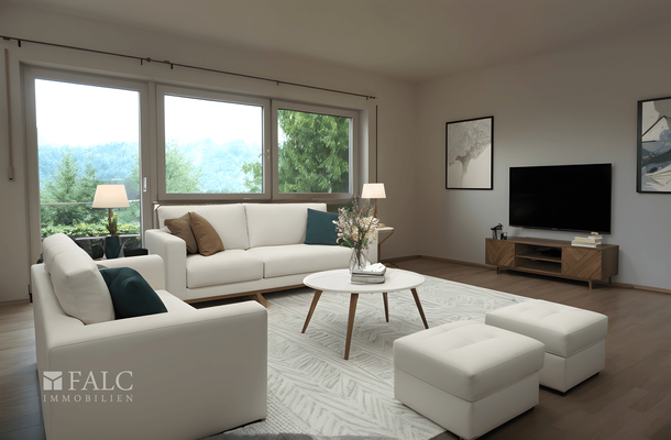 Einrichtungsbeispiel Wohnzimmer Erdgeschoss