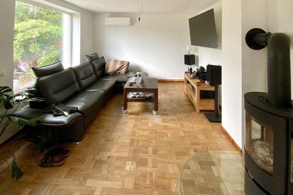 Wohnbereich mit Kaminofen