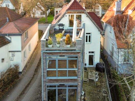 Außenansicht Dachterrasse