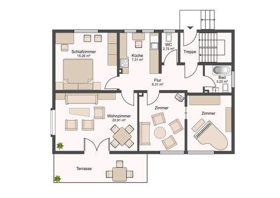 Grundriss Erdgeschoss