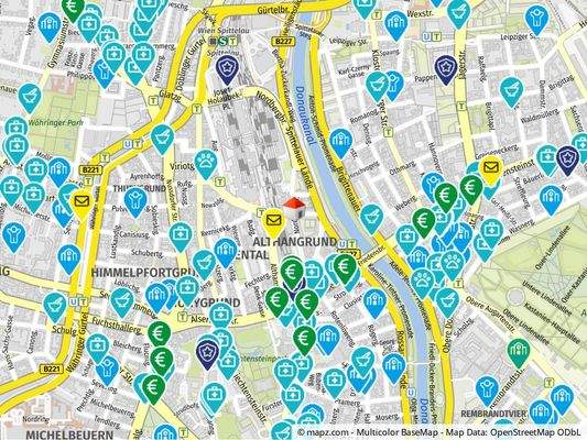 Geolyzer Kartenausschnitt