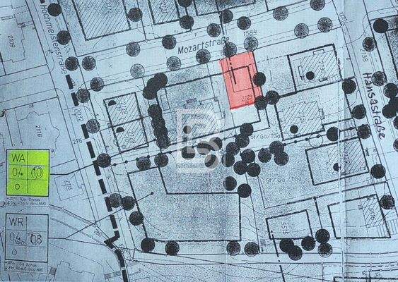 Bebauungsplan Ausschnitt