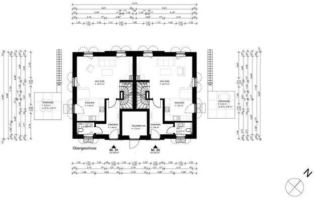 Haus 31,32 Obergeschoss