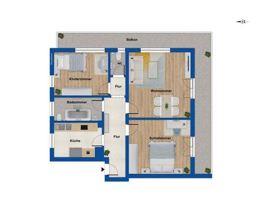 Grundriss Erdgeschoss