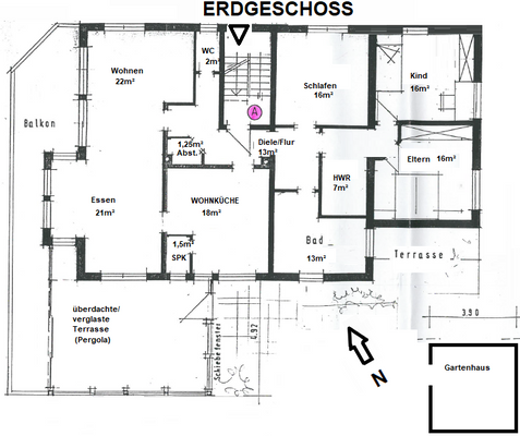 Erdgeschoss Grundriss