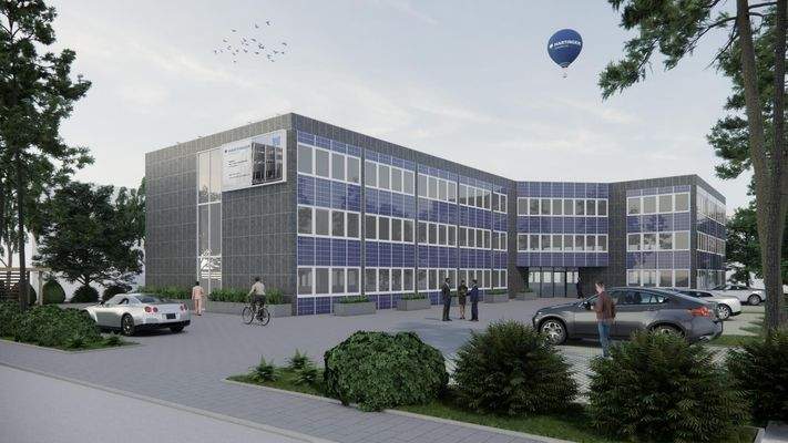 Gebäudeansicht nach Revitalisierung