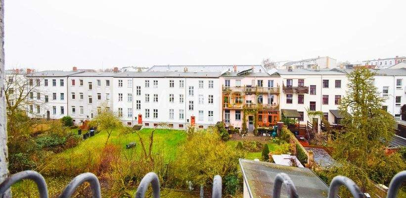 Blick aus dem Schlafzimmer