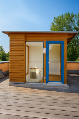 Dachterrassenausgang