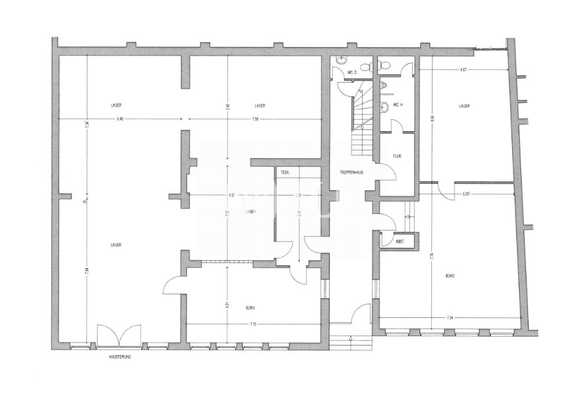 Rückgebäude - EG - 98 m²