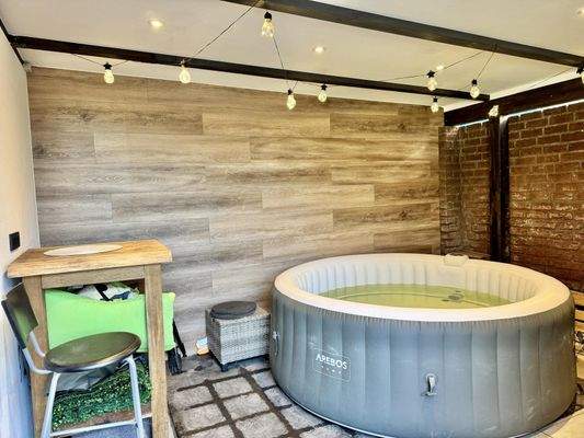 überdachter Bereich